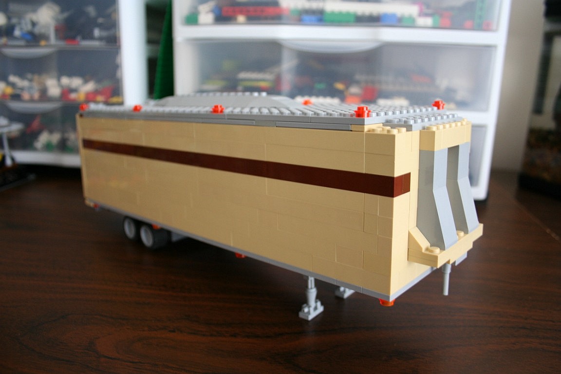 lego semi truck car hauler